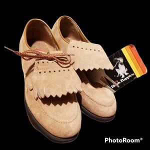 New!! HUSH PUPPIES Suede Brogue Cleats (Size 6)